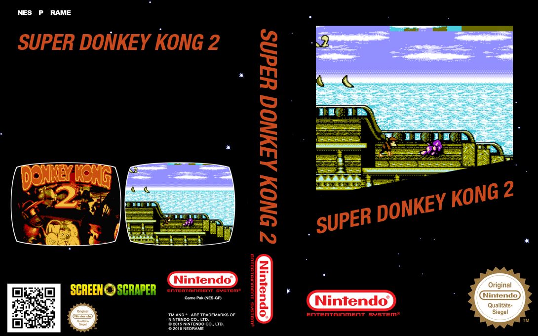 Super Donkey Kong 2 — box-texture (SS)