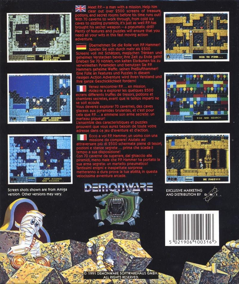 P.P. Hammer and his Pneumatic Weapon — box-2D-back (EU)