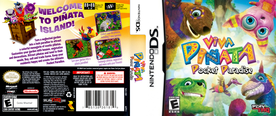 Viva Pinata - Pocket Paradise — box-texture (US)