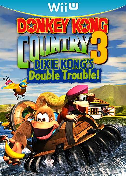 Donkey Kong Country 3 - Dixie Kong's Double Trouble box art