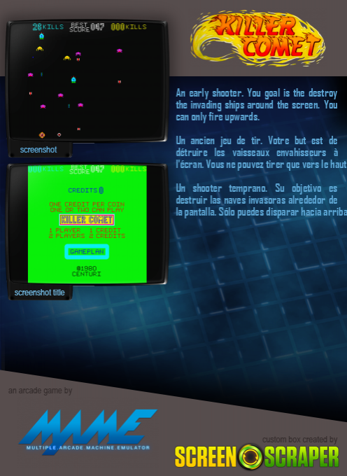 Killer Comet — box-2D-back (SS)