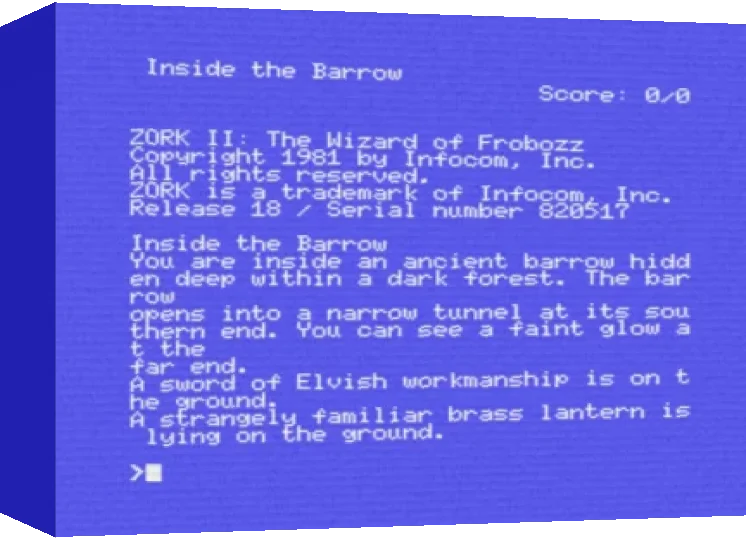 Zork 2 - The Wizard Of Frobozz — box-3D (WOR)