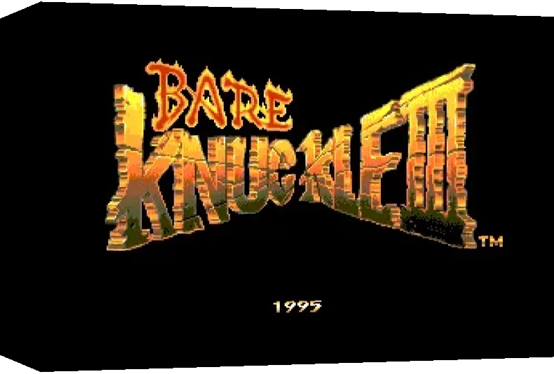 Bare Knuckle 3 — box-3D (WOR)