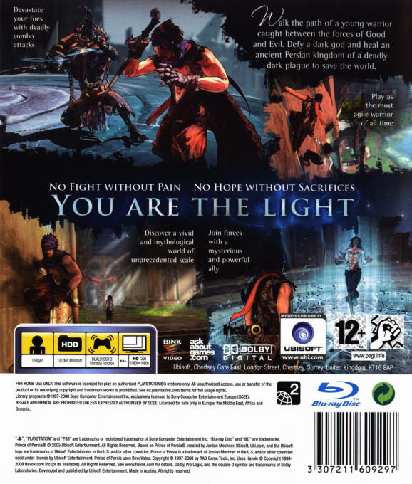 Prince of Persia — box-2D-back (EU)