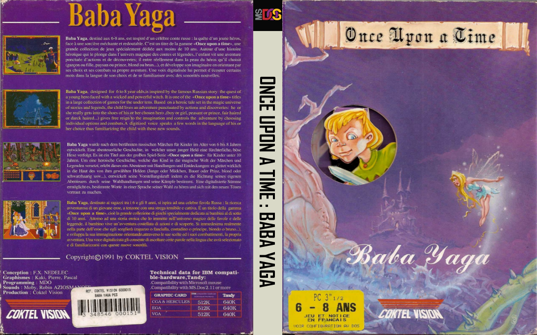 Once Upon A Time - Baba Yaga — box-texture (EU)