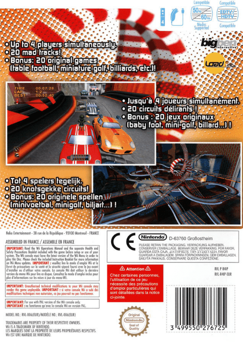 Mad Tracks — box-2D-back (EU)