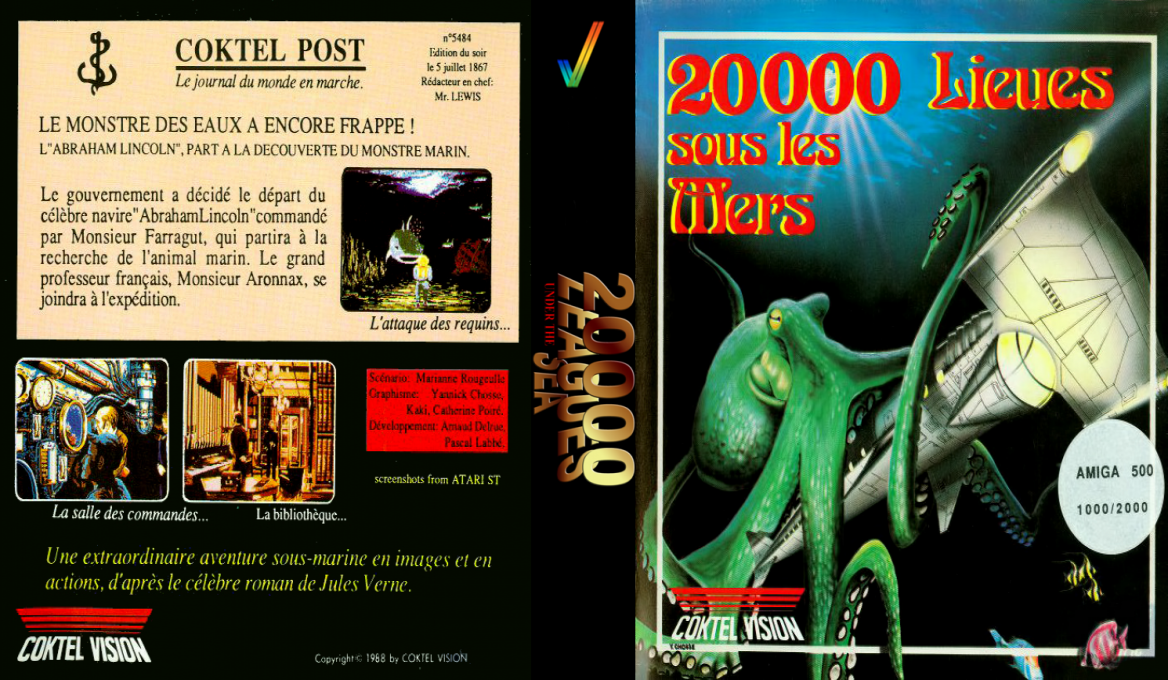 20 000 Leagues Under the Sea — box-texture (FR)