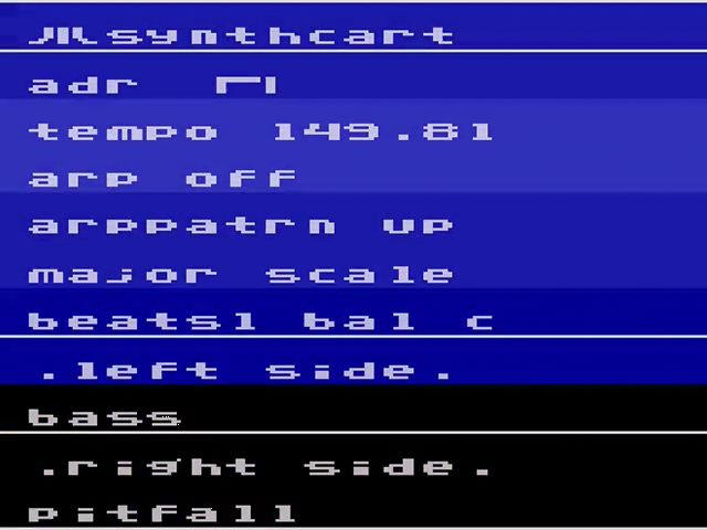 synthcart — sstitle (WOR)