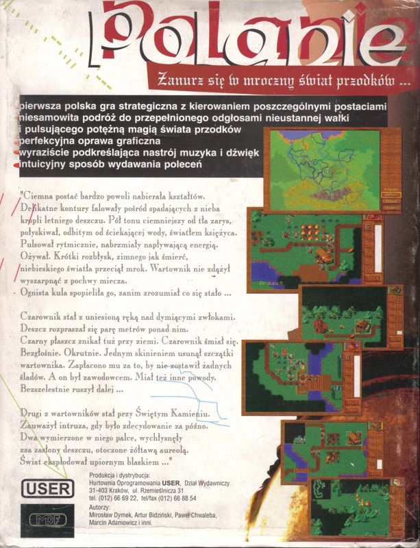 Polanie — box-2D-back (EU)