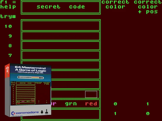 64 Mastermind - A Game Of Logic — mixrbv2 (CUS)