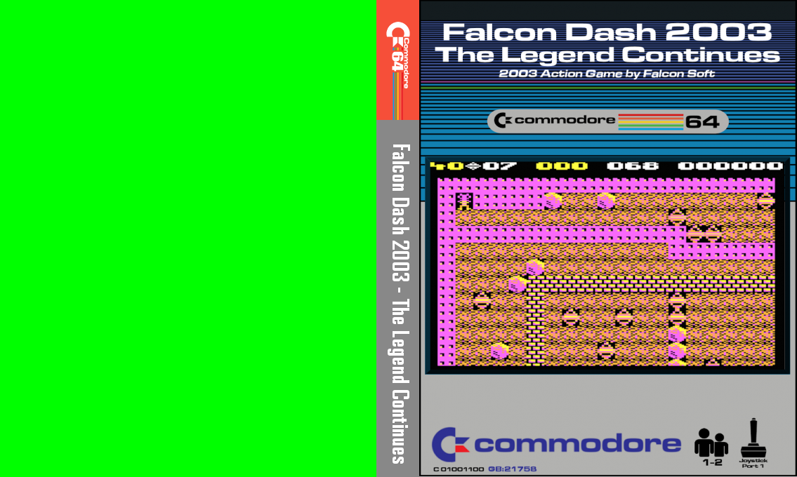 Falcon Dash 2003 : The Legend Continues — box-texture (CUS)