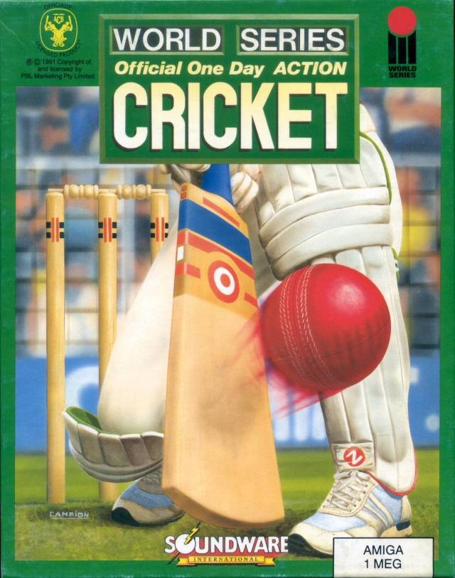 World Series Cricket box art