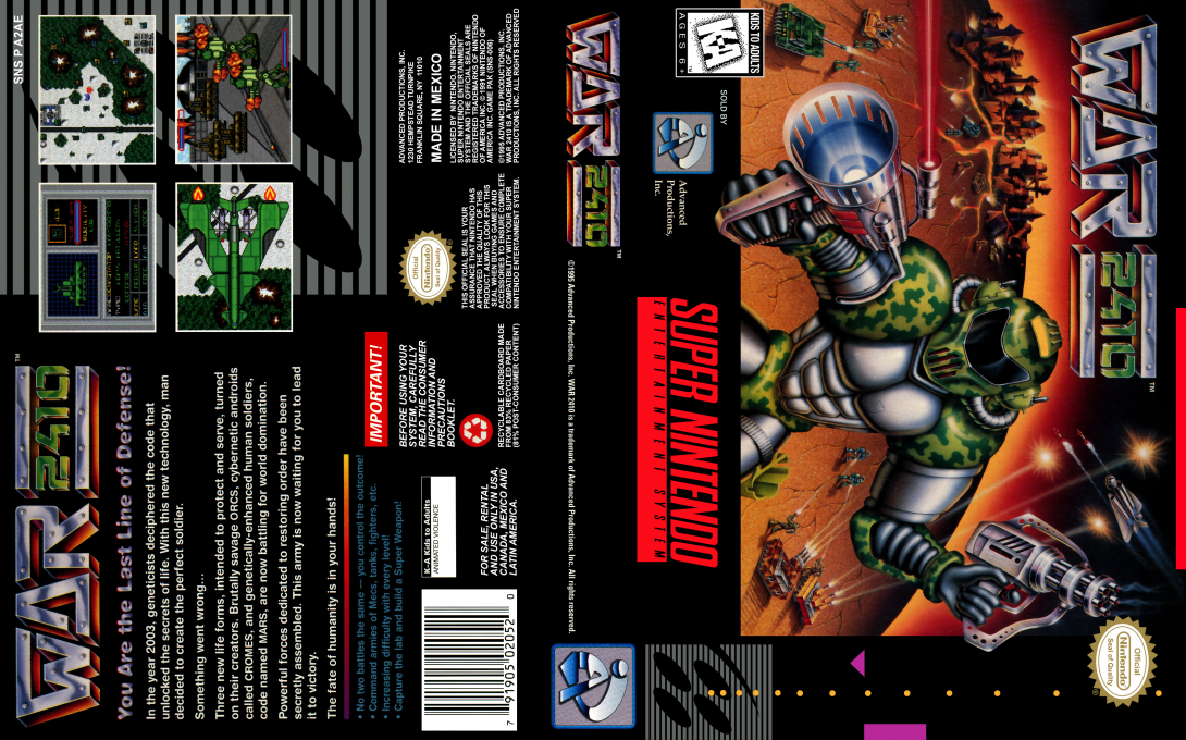 War 2410 — box-texture (US)