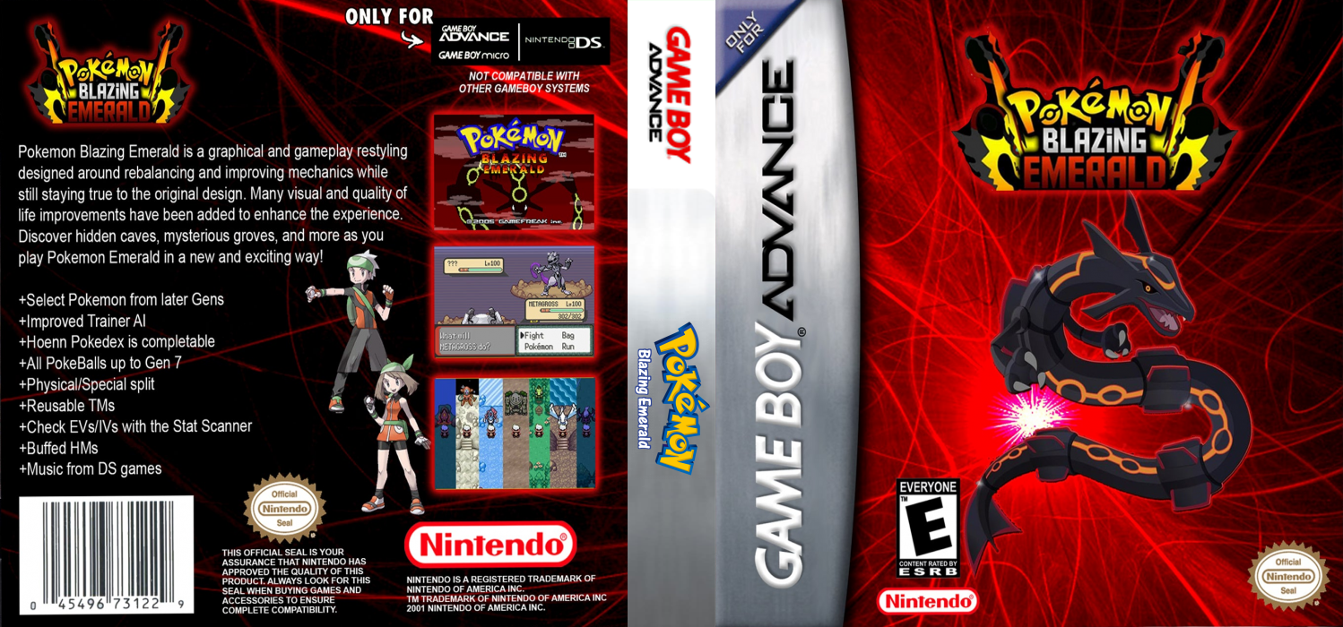 Pokemon - Blazing Emerald — box-texture (US)