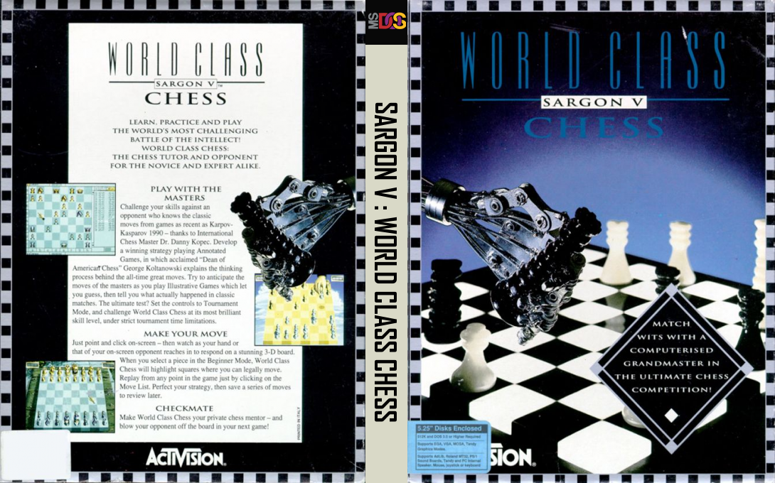 Sargon 5 - World Class Chess — box-texture (EU)