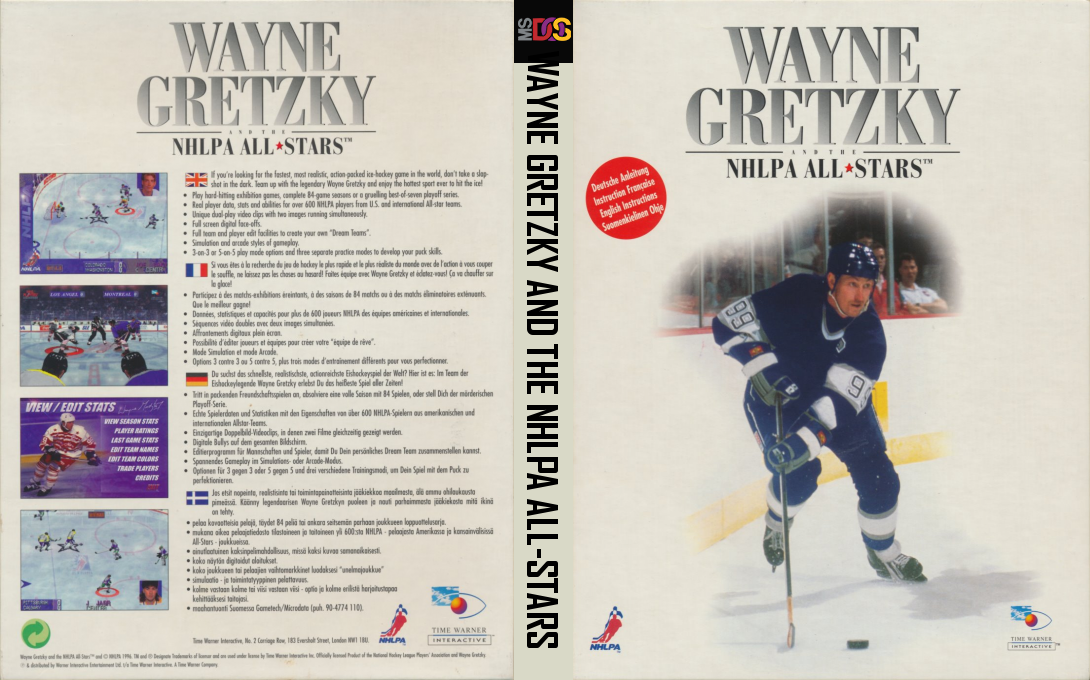 Wayne Gretzky and the NHLPA All-Stars — box-texture (EU)