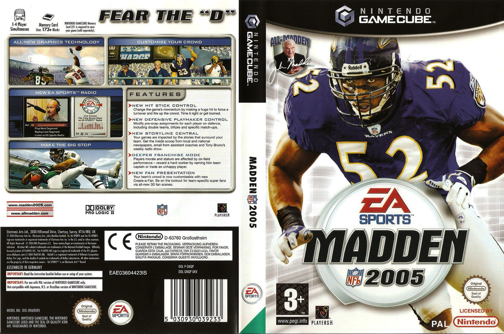 Madden NFL 2005 — box-texture (EU)