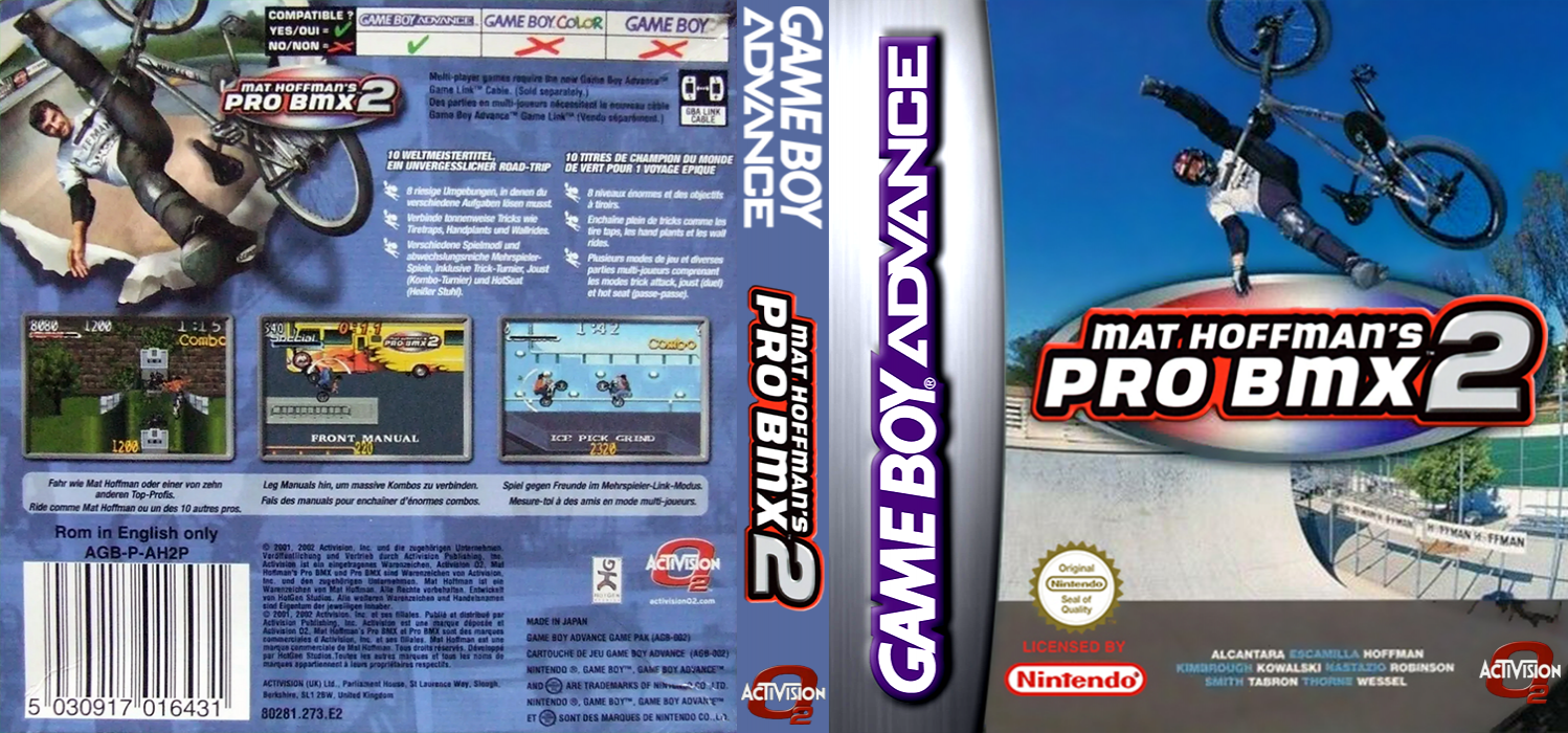 Mat Hoffman's Pro Bmx 2 — box-texture (EU)