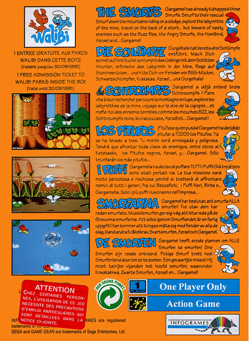 Schtroumpfs, Les — box-2D-back (EU)