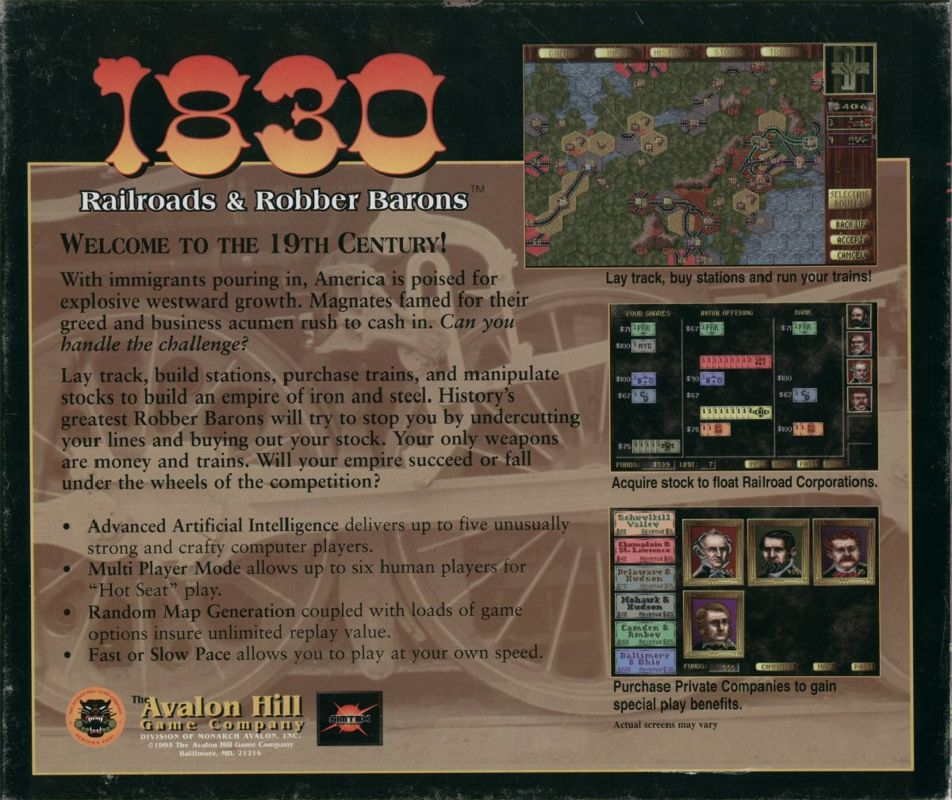1830 Railroads And Robber Barons — box-2D-back (EU)