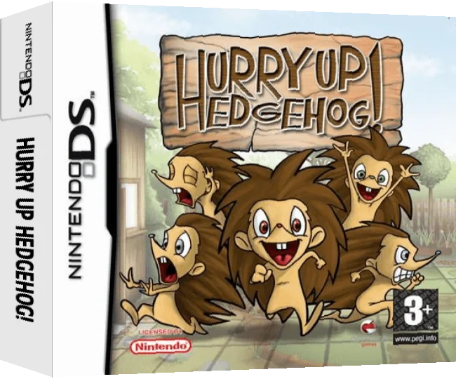 Hurry Up Hedgehog! — box-3D (EU)