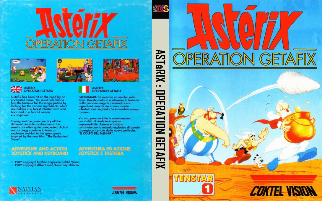 Asterix - Operation Getafix — box-texture (EU)