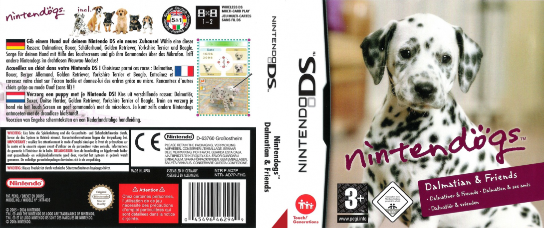 Nintendogs - Dalmatian And Friends — box-texture (EU)