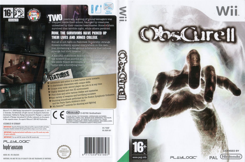 Obscure 2 — box-texture (EU)