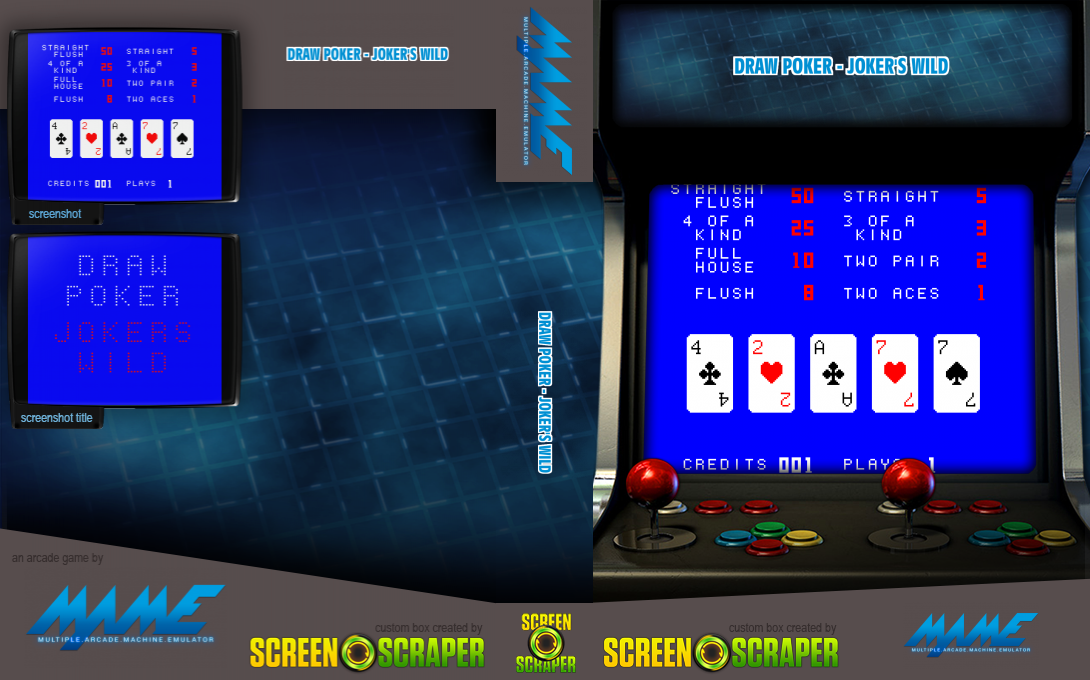 Draw Poker - Joker's Wild — box-texture (SS)