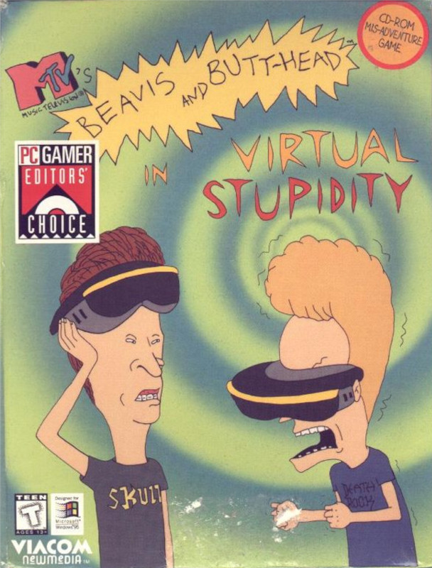 Beavis and Butt-Head in Virtual Stupidity box art