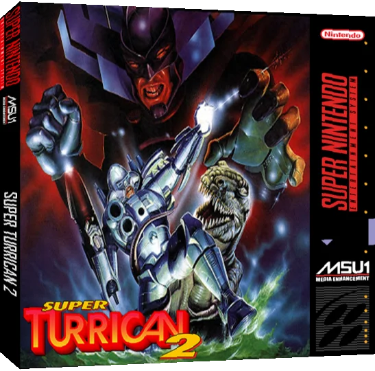 Super Turrican 2 — box-3D (WOR)