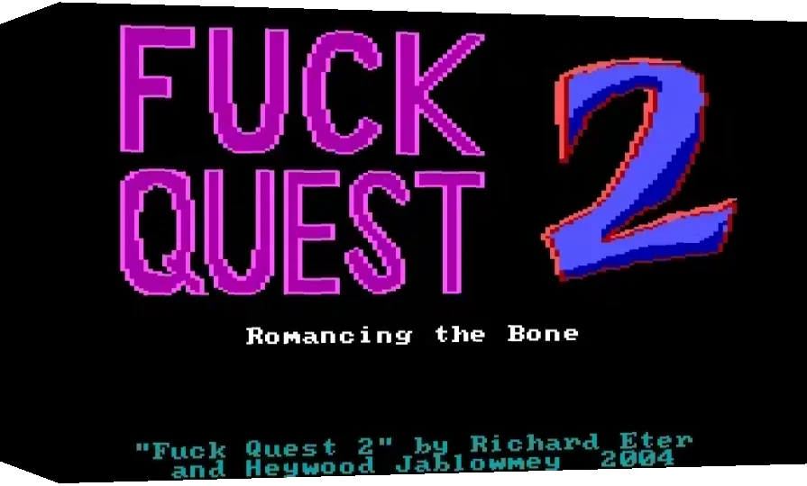 Fuck Quest II : Romancing The Bone — box-3D (WOR)