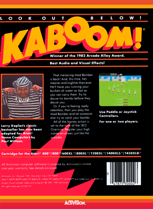 Kaboom! — box-2D-back (WOR)