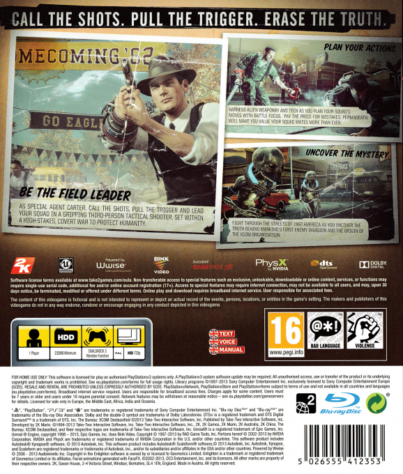 Bureau, The - XCOM Declassified — box-2D-back (EU)