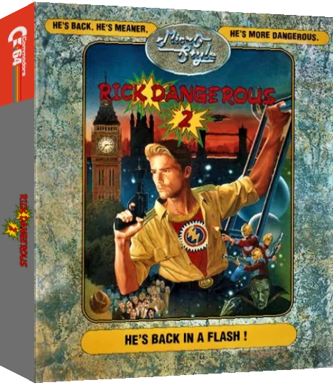 Rick Dangerous II — box-3D (EU)