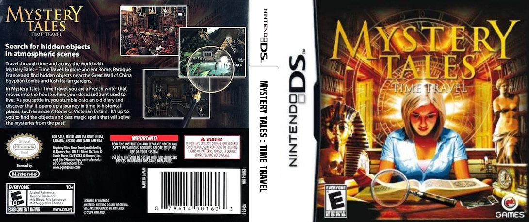 Mystery Tales - Time Travel — box-texture (US)