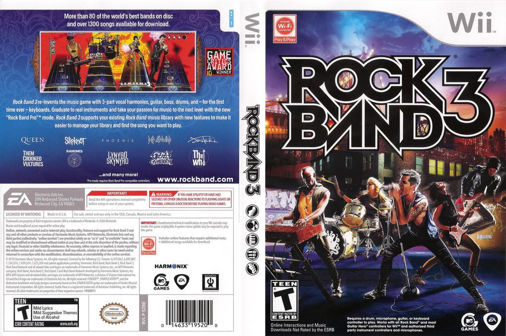 Rock Band 3 — box-texture (US)