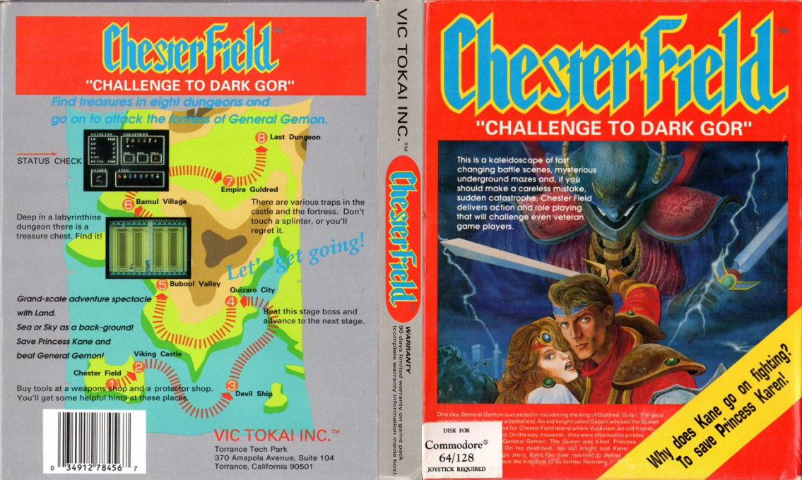 Chester Field : Challenge to Dark Gor — box-texture (US)