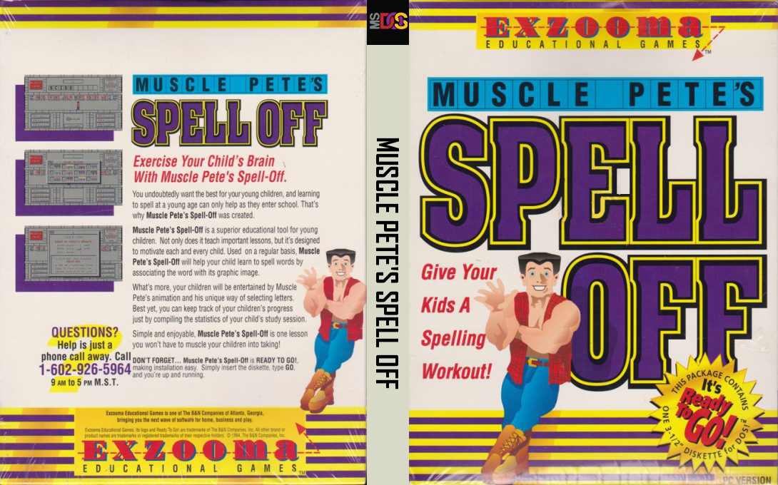 Muscle Pete's Spell Off — box-texture (US)