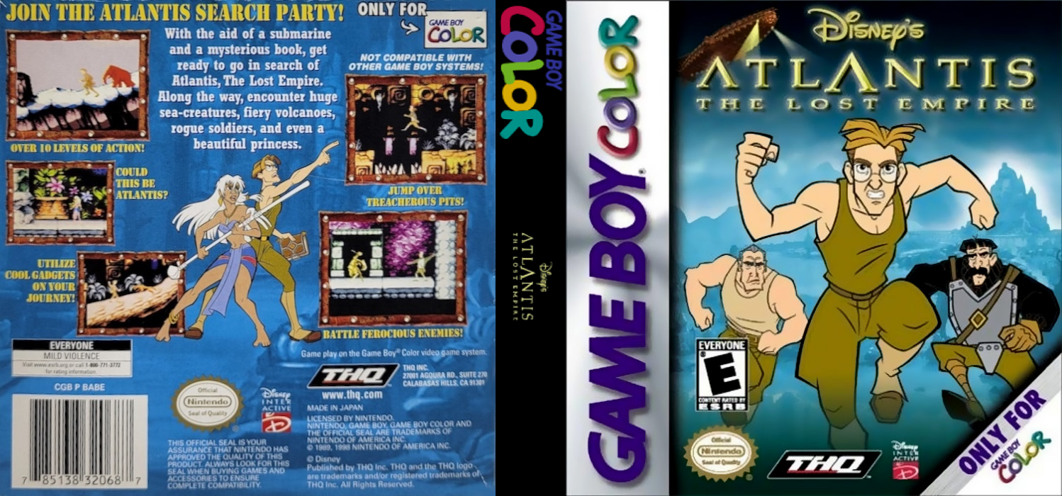 Atlantis : The Lost Empire — box-texture (US)