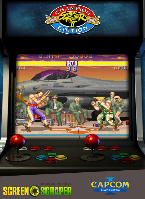 Street Fighter II' : Champion Edition — box-2D (SS)