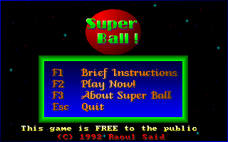 Super Ball! box art