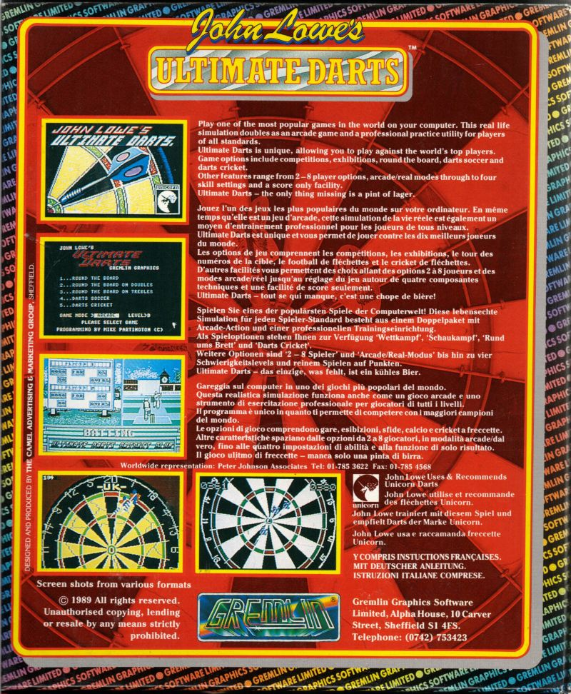 John Lowe's Ultimate Darts — box-2D-back (UK)