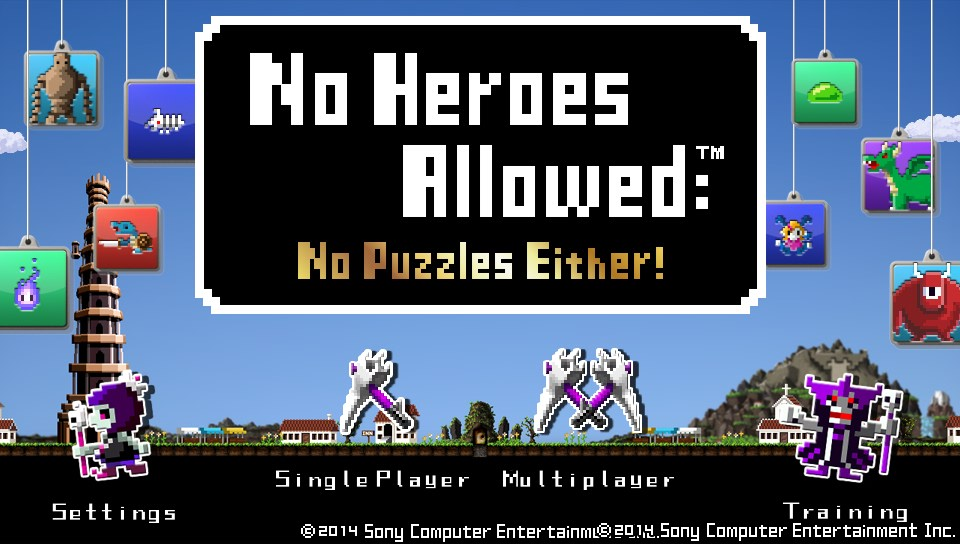 No Heroes Allowed - No Puzzles Either! — sstitle (US)