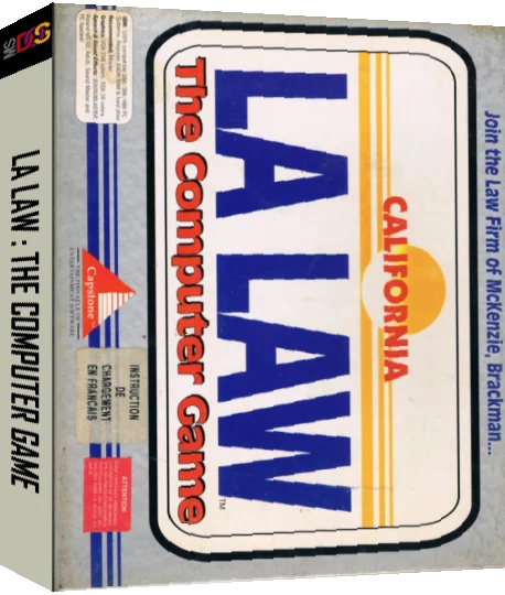 Law - The Computer Game, La — box-3D (US)