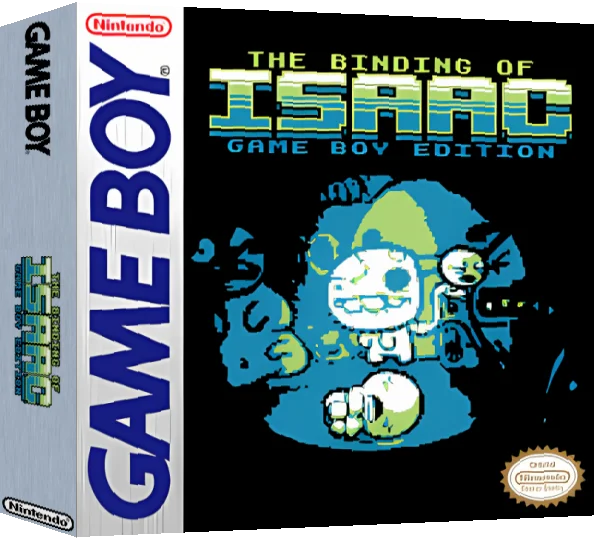 Binding of Isaac, The - Game Boy Edition — box-3D (WOR)