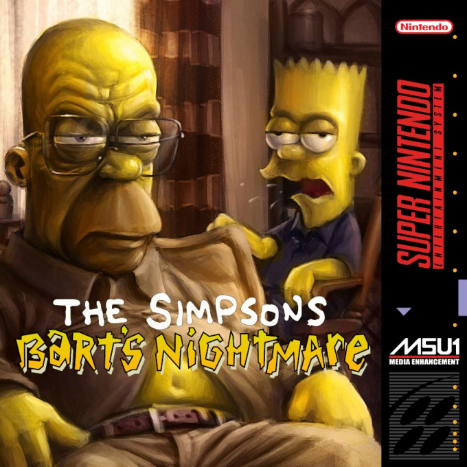 The Simpsons : Bart's Nightmare box art