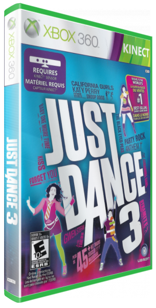 Just Dance 3 — box-3D (CA)
