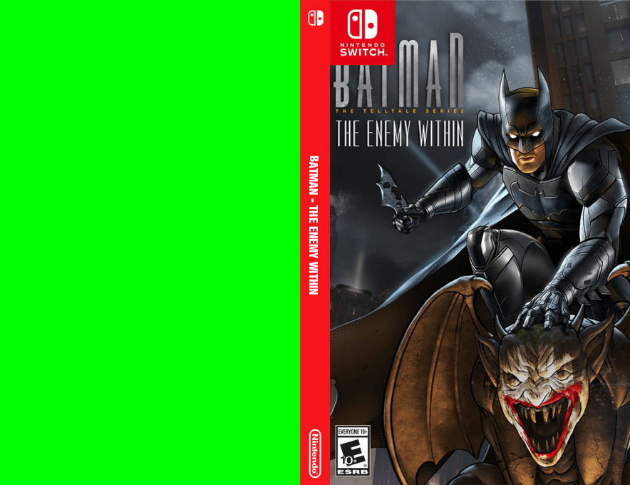 Batman : The Enemy Within Shadows Mode — box-texture (US)