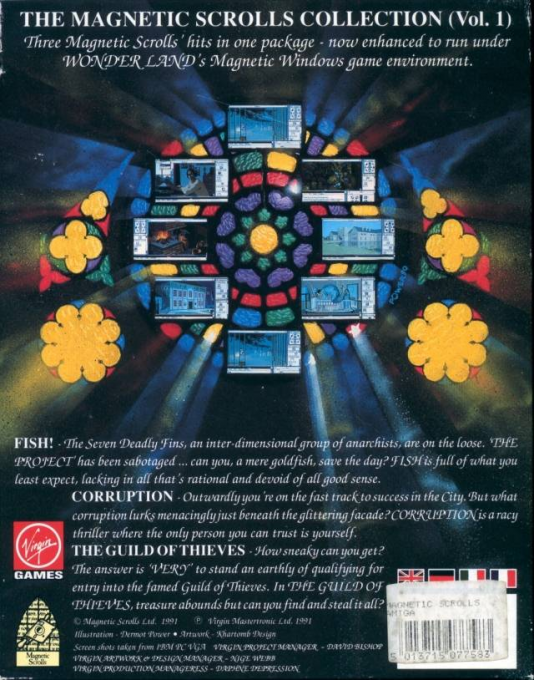 Magnetic Scrolls Collection Vol. 1, The — box-2D-back (EU)